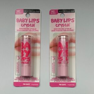 (2pc) Maybelline Baby Lips Crystal Lip Balm - Pink Quartz